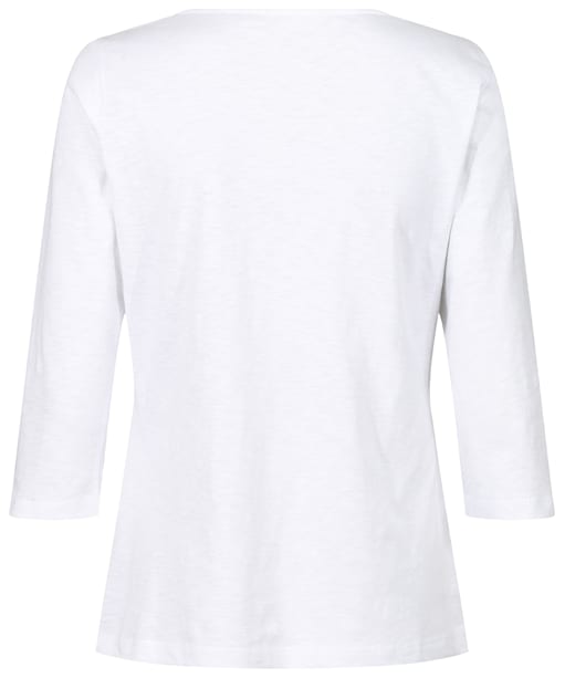 Women's Lily & Me Monica 3/4 Sleeve Top - White