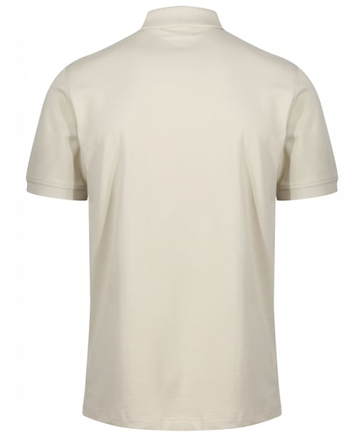 Men's GANT Regular Contrast Pique Short Sleeve Rugger Polo Shirt - Silky Beige