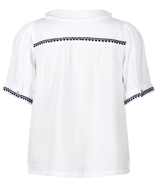 Women's Lily & Me Embroidered Lily Top - White