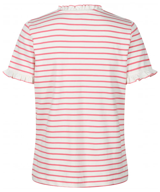 Women's Joules Daisy Short Sleeve T-Shirt - Pink / Cream Stripe