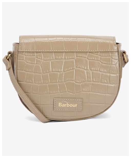 Women's Barbour Eilein Leather Saddle Bag - Honey