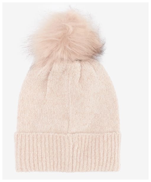 Women's Barbour International Sparkle Knit Beanie - Pink