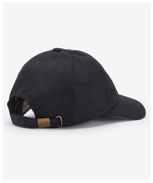 Women's Barbour Belsay Wax Sports Cap - New Black