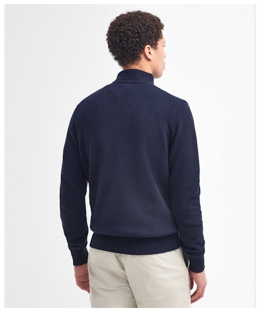 Men's Barbour Essential Wool Half Zip Sweater