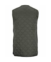 Men's Barbour Quilted Waistcoat / Zip-in Liner - Olive
