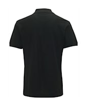 Mens Barbour Tartan Pique Polo Shirt - Black