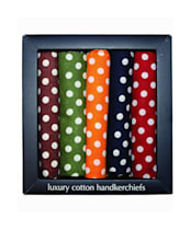 Men's Soprano Spotted Hankies Multipack - Multi