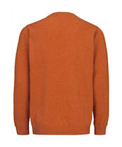 Men's Barbour Essential Lambswool Crew Neck Sweater - New Amber