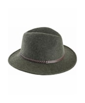Barbour Tack Fedora Hat - Olive Melange