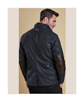 Barbour Ogston Waxed Jacket - Navy
