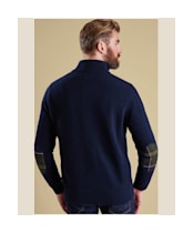 Men’s Barbour Holden Half Zip Sweater - Navy