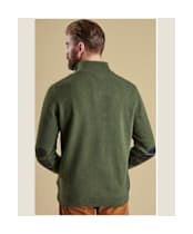 Men’s Barbour Holden Half Zip Sweater - Olive