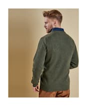 Men’s Barbour Tisbury Crew Neck Sweater - Forest