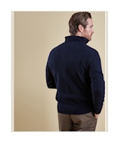 Men's Barbour Nelson Half Zip Sweater - Navy