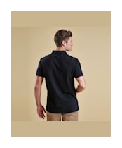 Men's Barbour Sports Polo 215G - Black
