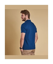 Men's Barbour Sports Polo 215G - Deep Blue