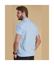 Men's Barbour Sports Polo 215G - Sky