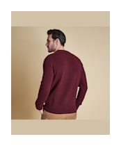 Men’s Barbour Tisbury Crew Neck Sweater - Ruby