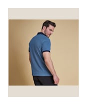 Men's Barbour Sports Polo Mix Shirt - Navy