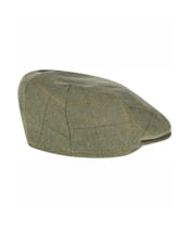 Men's Alan Paine Combrook Tweed Flat Cap - Lovat