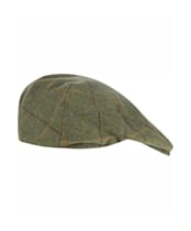 Men's Alan Paine Combrook Tweed Flat Cap - Landscape