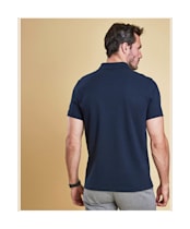 Men's Barbour Sports Polo 215G - New Navy