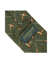 Men's Soprano Country Green Flying Ducks Tie - Country Green