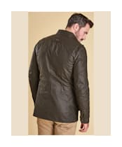 Men's Barbour Corbridge Waxed Jacket - Olive