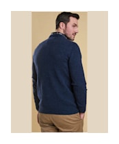 Men’s Barbour Tisbury Crew Neck Sweater - Deep Blue