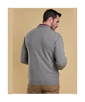 Men’s Barbour Tisbury Crew Neck Sweater - Light Grey
