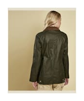 Women’s Barbour Lightweight Beadnell Wax Jacket - Archive Olive