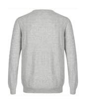 Men's Barbour Essential Lambswool Crew Neck Sweater - Fog