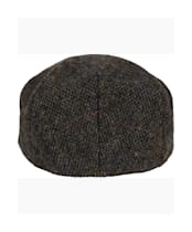 Heather Highland Harris Tweed Flat Cap - Grey