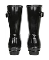 Women's Hunter Original Short Gloss Wellington Boots - Black