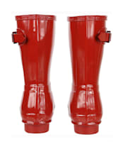 Women's Hunter Original Short Gloss Wellington Boots - Military Red