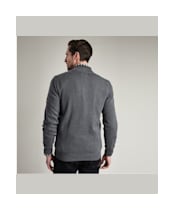 Men’s Barbour International Baffle Zip Through Knit - Storm Marl