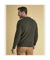 Men’s Barbour Tisbury Crew Neck Sweater - Dark Seaweed