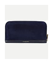 Women’s Fairfax & Favor Salisbury Leather Purse - Navy Blue