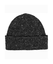 Men’s Barbour Lowerfell Donegal Beanie Hat - Charcoal