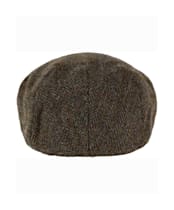 Heather Highland Harris Tweed Flat Cap - GREEN/BROWN HB