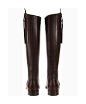 Women’s Fairfax & Favor Regina Flat Leather Boots - Mahogany Leather