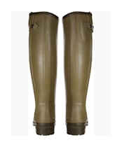Women's Le Chameau Chasseur Neoprene Lined Wellington Boots - Green (Vert Vierzon)