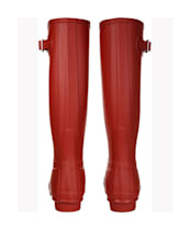 Women's Hunter Original Tall Wellington Boots - Military Red