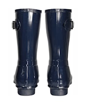 Women's Hunter Original Short Gloss Wellington Boots - Navy