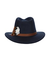 Alan Paine Richmond Felt Hat - Navy