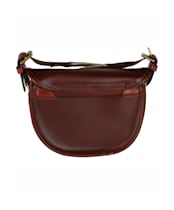 Alan Paine Leather Cartridge Bag - Brown