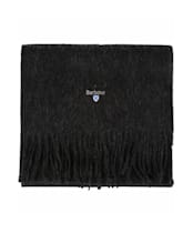 Barbour Plain Lambswool Scarf - Charcoal / Grey