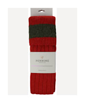 Pennine Byron Socks - Ruby / Olive