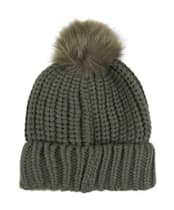Women's Barbour Saltburn Bobble Hat - Olive