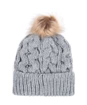 Women’s Barbour Penshaw Cable Beanie - Grey